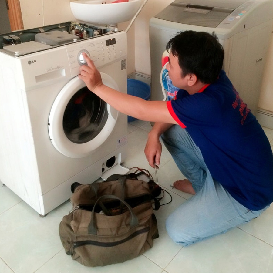 Dịch vụ sửa máy giặt tại Hoàng Quốc Việt đến ngay sau 20 phút