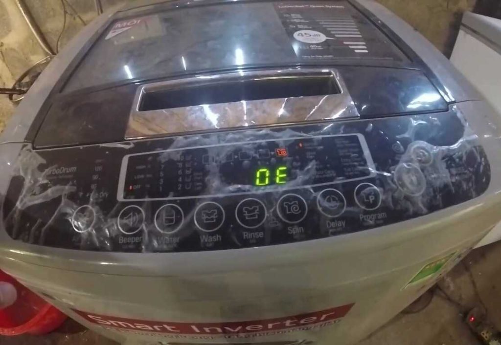 Cách xử lý máy giặt LG bị lỗi OE trên máy giặt cửa ngang, cửa đứng tại nhà