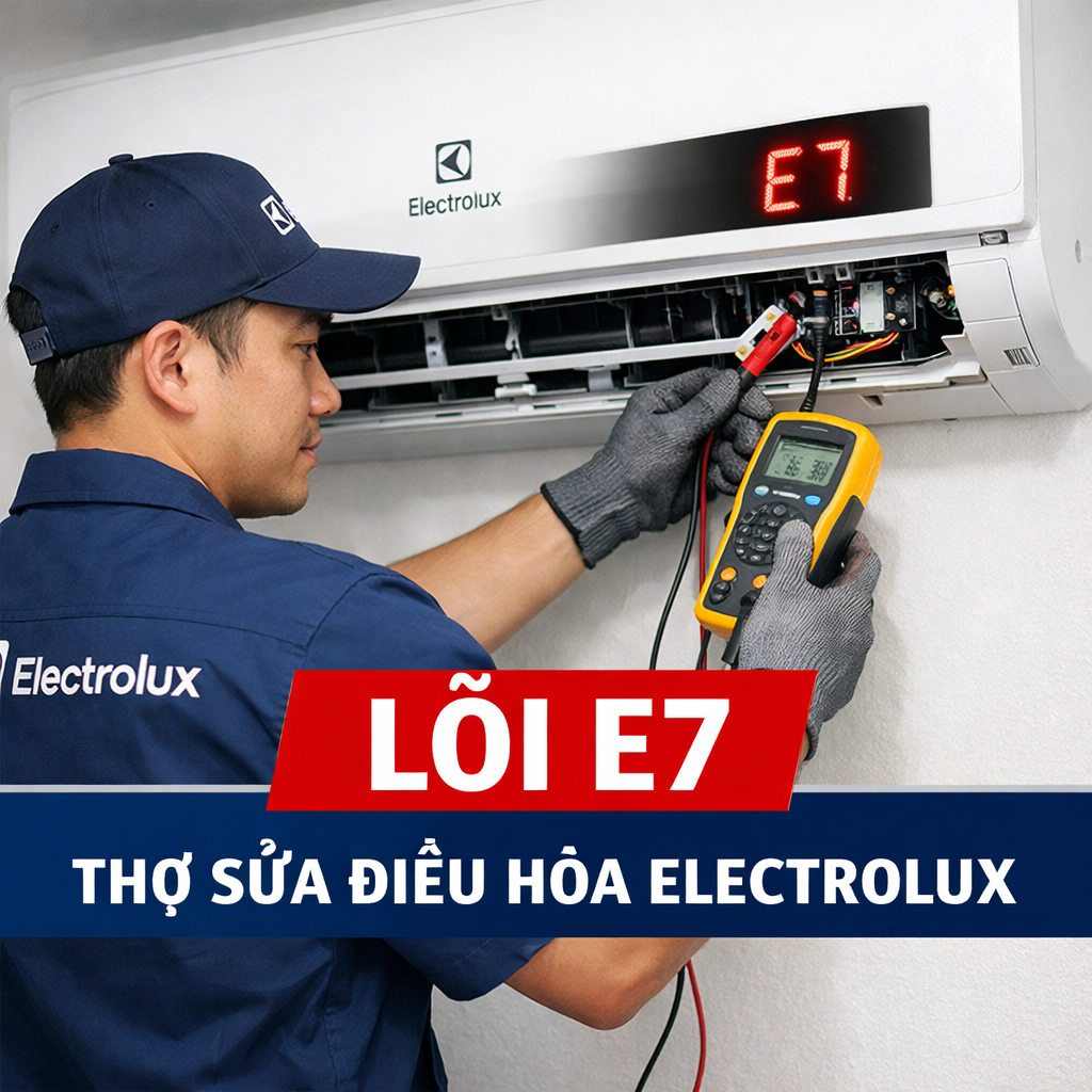 You are currently viewing Điều Hòa Electrolux Báo Lỗi E7 Là gì? Nguyên Nhân & Cách Khắc Phục